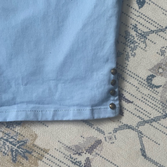 Women’s Hearts of Palm Petite Capris-12P-Light Blue - Picture 5 of 5